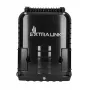 Extralink Glasfaser-Abschlussbox Jennifer 16 Adern schwarz mit Steckverbinder