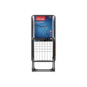 Wäscheständer VILEDA Universal Ultimate Indoor/Outdoor — Stahl, 18 m Trockenfläche, faltbar, 1800×930×550 mm