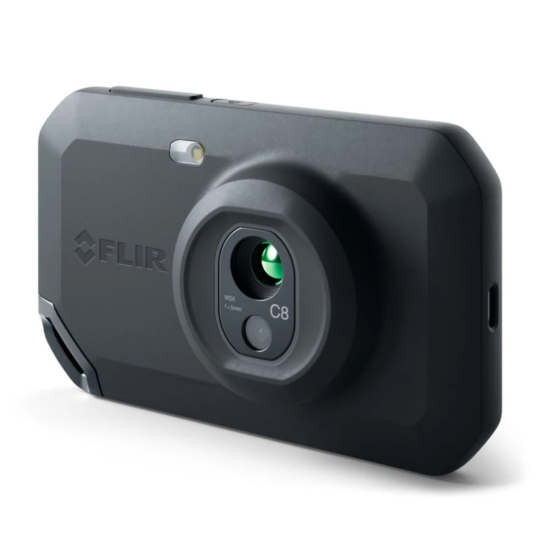 Wärmebildkamera FLIR C8, 320×240 px Wärmesensor, 3,5 Zoll LCD-Touchscreen, -20–450 °C, IP54, USB-C, 5 MP sichtbare Kamera