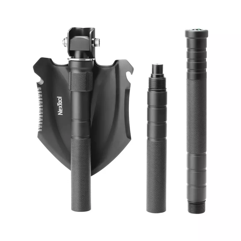 Schaufel Nextool NE20206 mittelgroß multifunktional, Aluminiumgriff, 830 mm Länge, 140 mm Breite, 1,03 kg
