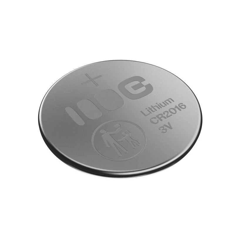 Button-Lithium-Batterie Grün Cell CR2016 3V – 5er-Pack