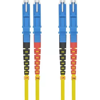 LWL-Patchkabel helos E2000 2 m, 9/125 µm OS2, gelb