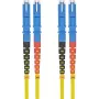 LWL-Patchkabel helos E2000 2 m, 9/125 µm OS2, gelb