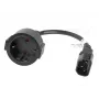 Lanberg CA-C14E-10CC-0018-BK Stromkabel Schwarz 0,18 m C14-Koppler (CA-C14E-10CC-0018-BK)