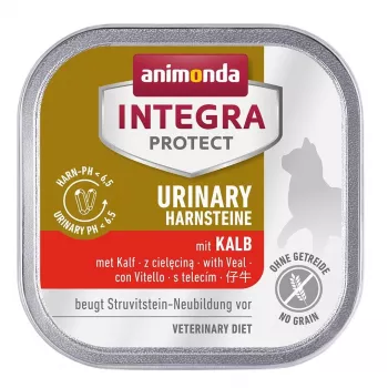 Animonda Integra Protect Harnsteine Nassfutter für Katzen mit Kalb