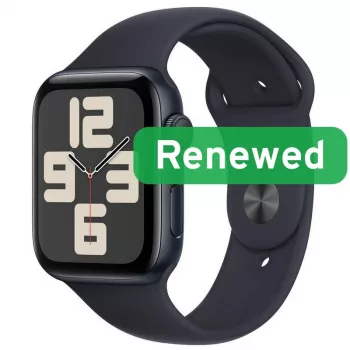 Grade A | Apple Watch SE2 LTE 44mm | 1,78 Zoll Retina OLED LTPO | LTE | Mitternacht | watchOS | Apple Renew