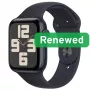 Grade A | Apple Watch SE2 LTE 44mm | 1,78 Zoll Retina OLED LTPO | LTE | Mitternacht | watchOS | Apple Renew
