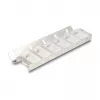 Keystone-Halter, 12-Port, neigbar, für 10-Zoll- und 19-Zoll-Rack-/Wandmontage, DELOCK 67040, Metall/Kunststoff, Silber, 77 × 222 × 27 mm
