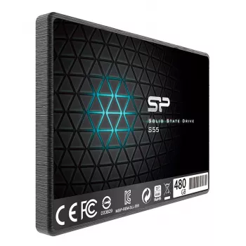 SSD-Laufwerk Silicon Power schlank S55 480 GB 2,5 SATA III TLC
