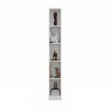 top e shop Bücherregal REGAŁ R25 25 cm Weiß – einteiliges Bücherregal