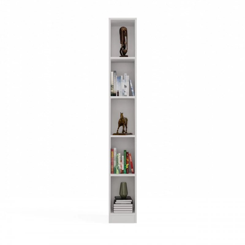 top e shop Bücherregal REGAŁ R25 25 cm Weiß – einteiliges Bücherregal