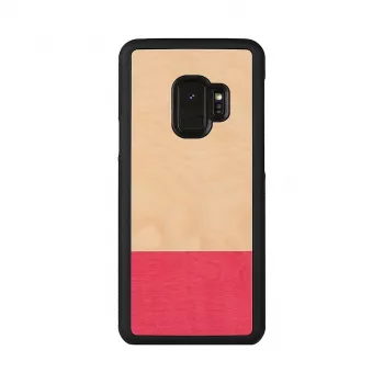 Smartphone-Hülle man and wood für Samsung Galaxy S9 — schwarzes Mismatch-Design