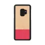 Smartphone-Hülle man and wood für Samsung Galaxy S9 — schwarzes Mismatch-Design