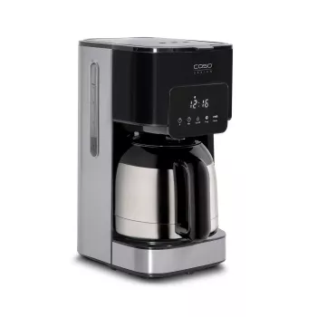 Caso | Kaffeemaschine mit zwei Isolierkannen | Taste & Style Duo Thermo | Filterkaffeemaschine | 800 W | Schwarz/Edelstahl