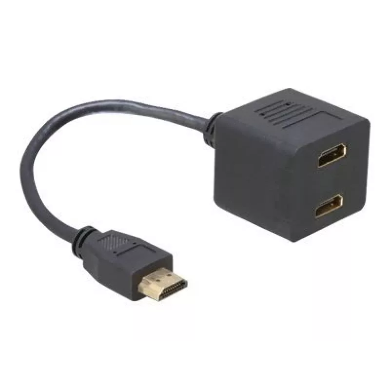 HDMI-Adapter DeLOCK 65056 0,2 m Stecker auf 2x Buchse