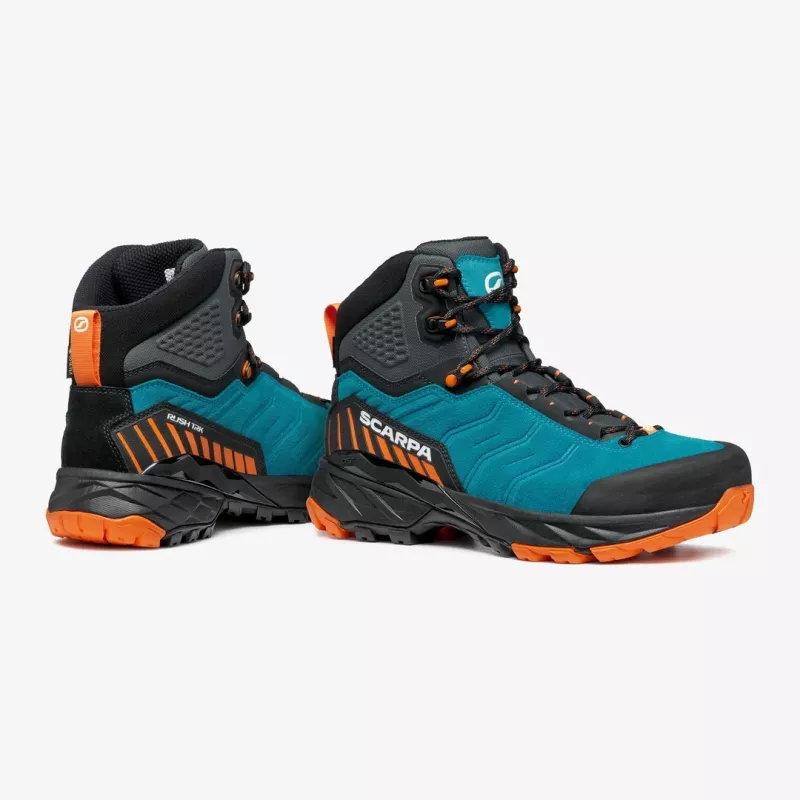 Schuhe rush trk gtx-pagoda blue-mango-42 SCARPA