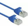 ROLINE DataCenter – Patch-Kabel – RJ-45 (M) auf RJ-45 (M) – 30 cm – U/FTP – CAT 6a – halogenfrei, vergossen, rastnasensicher, flexibel, 10 Gigabit Ethernet – Blau, Pantone 647C (21.15.3341)