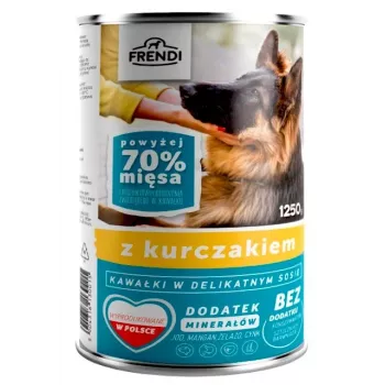 Dosenfutter für Hunde Frendi mit Huhn in Soße 1250 g