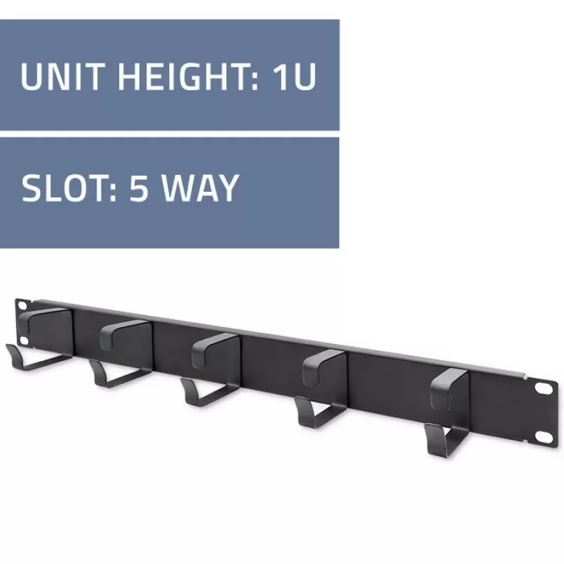 Kabelmanager QOLTEC 54515 1U für 19-Zoll-Racks