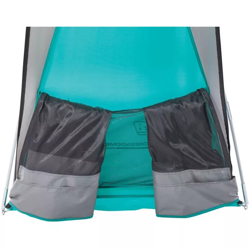 Event Dome Shelter XL, 4,5 x 4,5m, Pavillon Hellblau/Grau