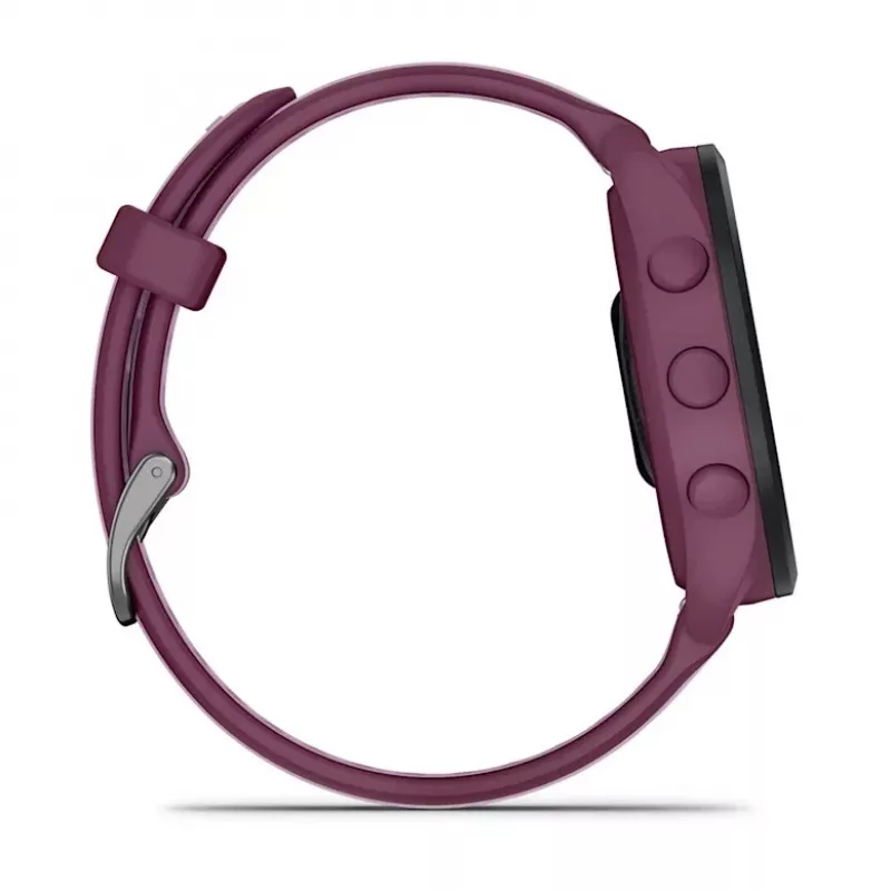 Smartwatch GARMIN Forerunner 165 Music, 43 mm Polymergehäuse, 1,2 Zoll AMOLED 390x390, GPS/GLONASS/Galileo, 5 ATM, 11 Tage Akkulaufzeit