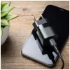 Reise-USB-C-Ladegerät FIXED FIXC25M-C-BK, festes Kabel, 25 W, kompakt