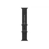 Black Ocean Band 49 mm - Natural Titanium Finish