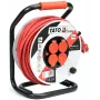Stromverlängerung Yato YT-8108 50 m 4 Steckdosen Innen-/Außenbereich Schwarz Rot Weiß