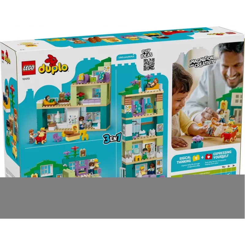 LEGO DUPLO 10470 3-in-1 Modernes Familienhaus mit Figuren
