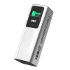 Tragbare Batterie Green Cell PBGC25UD, 25200 mAh, Li‑Ion, 140 W Gesamtleistung, 2× USB‑C + 1× USB‑A, OLED-Display, Aluminiumgehäuse