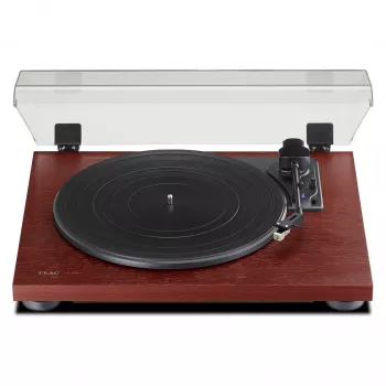 Riemengetriebener Audio-Plattenspieler TEAC TN-180BT-A3 Schwarz Cherry