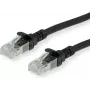 ROLINE - Patchkabel - RJ-45 (M) zu RJ-45 (M) - 30 cm - UTP - CAT 6a - Halogenfrei, Formgegossen, Verseilt - Schwarz (21.15.2986)