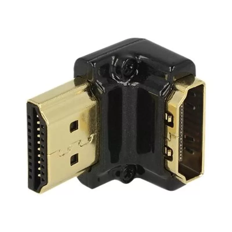 HDMI Stecker DeLOCK 65662 90° Schwarz