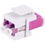 Keystone-Glasfaseradapter ShiverPeaks LC-LC Duplex violett, Modell 08-10203
