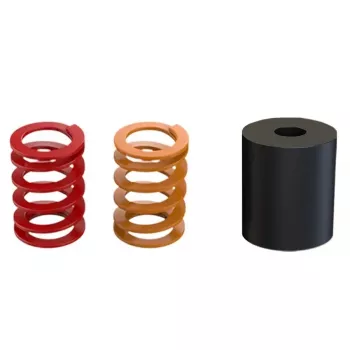 Moza Racing SR-P Zubehörset, Pedalzubehörset, Schwarz, Orange, Rot, MOZA, SR-P, 3 Stück