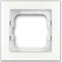 Busch-Jaeger Schalterserien. Produktfarbe: Weiß, Design: Schraubenlos, Markenkompatibilität: Busch-Jaeger. Breite: 91 mm, Höhe: 91 mm, Dicke: 1,1 cm (