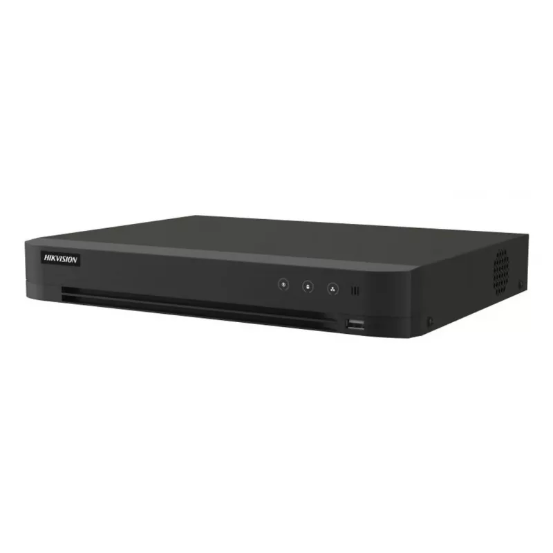 DVR Hikvision Pro Series 8-Kanal 5 MP 1U H.265 AcuSense, 8 Eingänge, Gigabit-Ethernet, 12 TB HDD, 12 V, 24 W