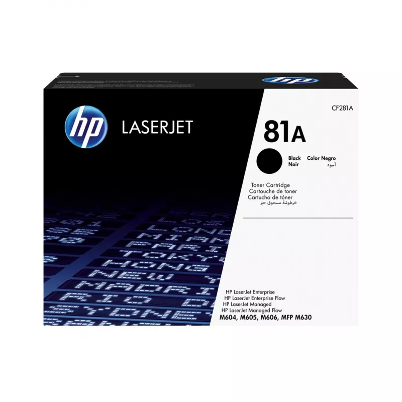 HP 81A Original LaserJet Tonerkartusche Schwarz, 10500 Seiten, Schwarz, 1 Stück