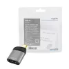 LogiLink CUA0204 USB-C auf DisplayPort Adapter Schwarz Grau