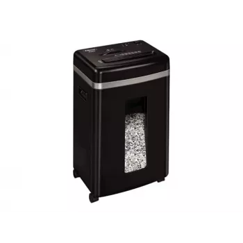 Aktenvernichter Fellowes Powershred 450M Micro-cut, 9-Blatt-Kapazität, 2 x 12 mm, 22-Liter-Auffangbehälter, schwarz