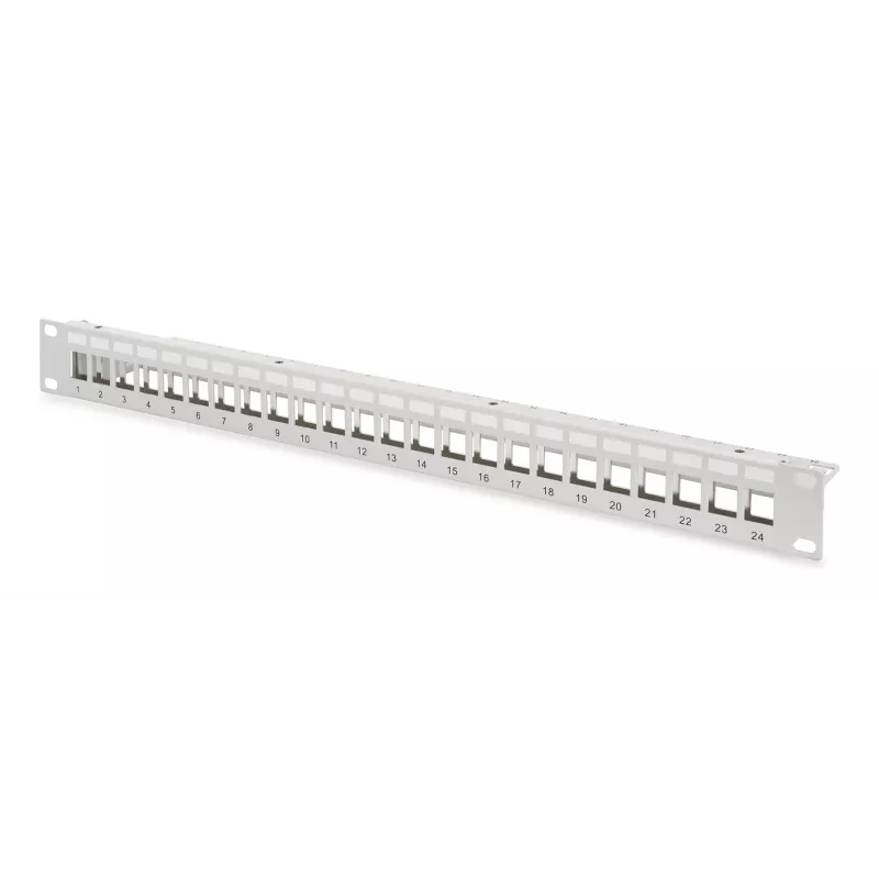 Digitus Modulares Patch Panel 24-Port DN-91410-24 RJ-45 Cat6a Grau