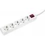 Steckdosenleiste AS Schwabe 35011 — 1,4 m Kabel, 5 AC-Steckdosen, Innenbereich IP20, 230 V, Weiß