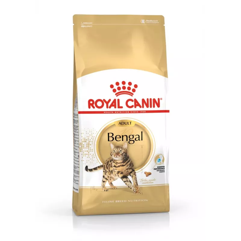 Trockenfutter für Katzen Royal Canin Bengal Adult 10 kg – Huhn, 40% Protein, 18% Fett