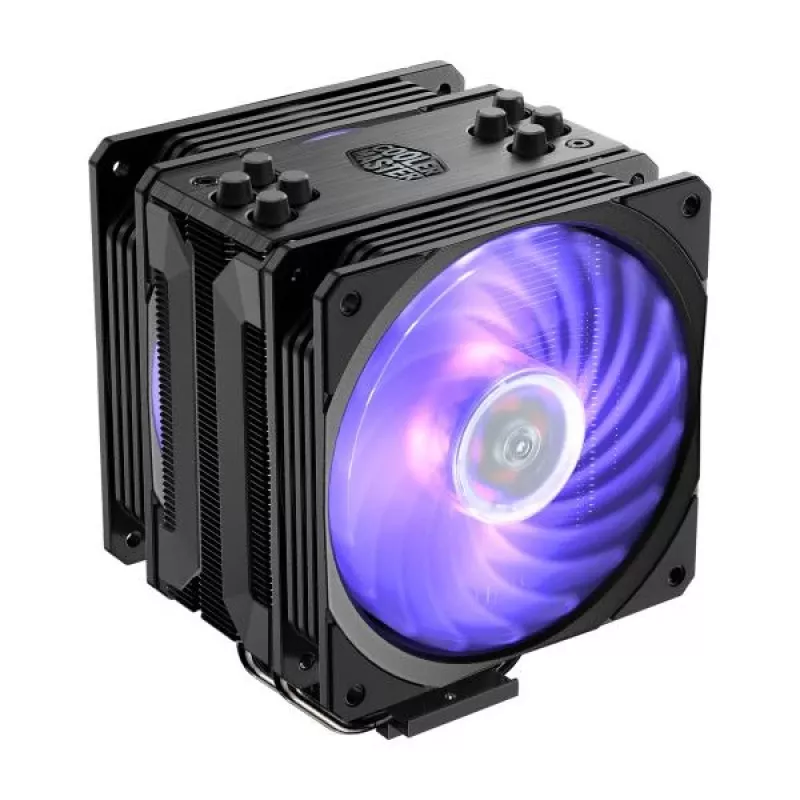 Cooler Master Hyper 212 RGB Schwarz Edition Kühler 12 cm Lüfter 650-2000 U/min