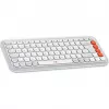 Logitech POP Icon Combo Bluetooth QWERTZ Swiss Orange White Maus