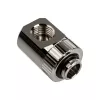 EK Water Blocks EK-Torque Adapter 90 Grad G1/4 Zoll AG auf G1/4 Zoll IG – drehbar, nickel Silber