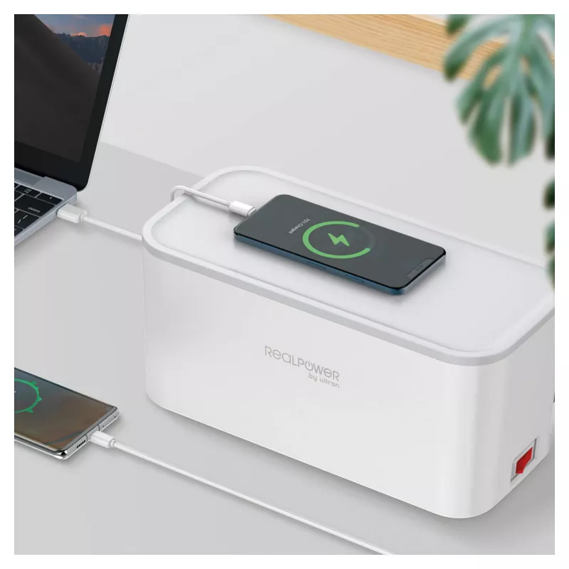 Stromverteiler RealPower PowerBox 522 1,5 m 5 AC-Steckdosen Innenbereich Weiß