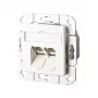 METZ CONNECT BTR E-DAT C6 8/8(8) UPk - Anschlussdose, Unterputz - RJ-45 X 2 - Reinweiß, RAL 9010 - 2 Ports (1307381102-I)