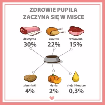 PUPIL Premium All Meat Venison - Nassfutter für Hunde - 800g