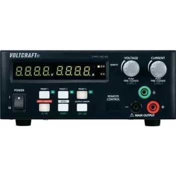 VOLTCRAFT Labornetzgerät, einstellbar CPPS-160-84 0,02 - 84 V/DC 0,01 - 5 A 160 W USB fernsteuerbar, programmierbar, Aut (CPPS-160-84)
